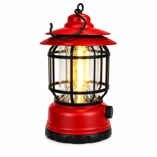 Portable Rechargeable LED Camping Lantern with Hook