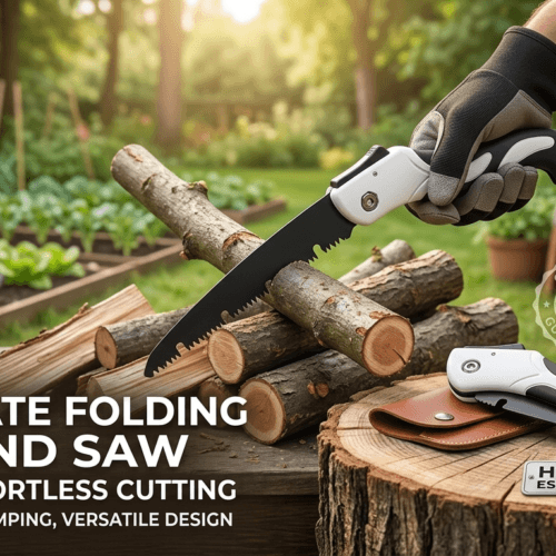Best Ultimate Folding Hand Saw with high carbon steel blade for garden pruning and camping