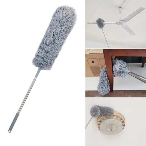 Extendable Microfiber Feather Duster with Bendable Head for Ceiling Fans