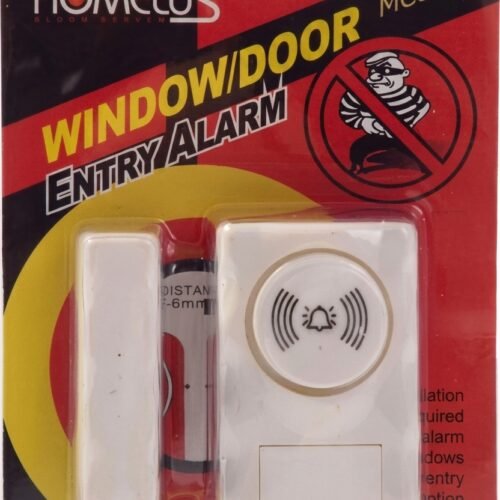 Homelus MC06-1 Window and Door Entry Alarm Packaging and Sensors