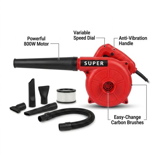 Portable Electric Blower Heavy Duty Dust Cleaner