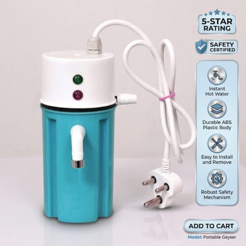 Portable Instant Electric Water Geyser for Kitchen and Bathroom