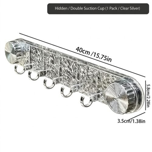 Suction Cup Hook Rack Holder - Heavy Duty Wall Mounted Bathroom Hook