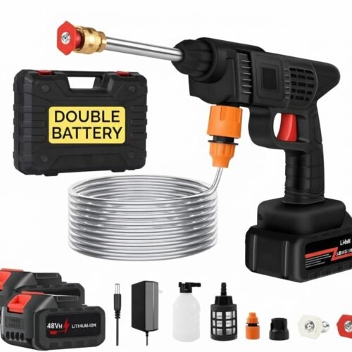 Double Battery Bike Washing Spry Gun - High-Quality Cordless Washer