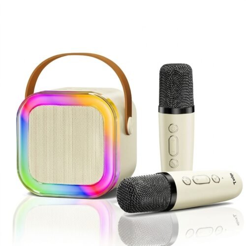 K12 Karaoke Speaker - High-Quality Portable Wireless Bluetooth Speaker with Dual Mics