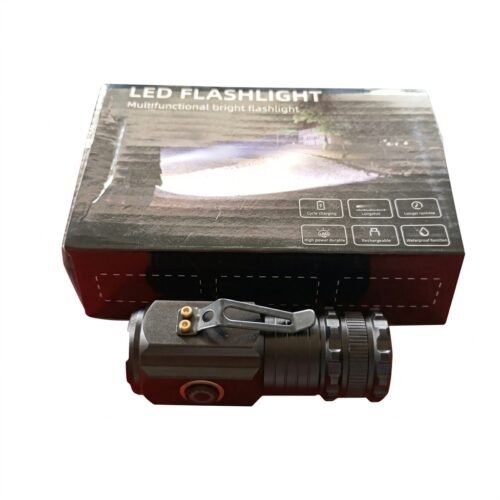 Multifunctional Bright LED Flashlight - High Power Rechargeable Pocket Torch