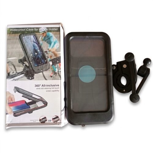 Waterproof Phone Holder for Bicycle & Motorbike - 360 Degree Rotation Touchscreen Case